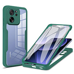 Coque Ultra Fine Silicone Souple Housse Etui 360 Degres Avant et Arriere pour Xiaomi Mi 13T 5G Vert