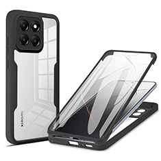 Coque Ultra Fine Silicone Souple Housse Etui 360 Degres Avant et Arriere pour Xiaomi Mi 14 Pro 5G Noir