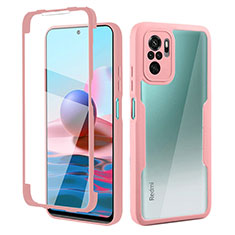 Coque Ultra Fine Silicone Souple Housse Etui 360 Degres Avant et Arriere pour Xiaomi Poco M5S Rose