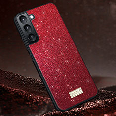 Coque Ultra Fine Silicone Souple Housse Etui A01 pour Samsung Galaxy S21 Plus 5G Rouge