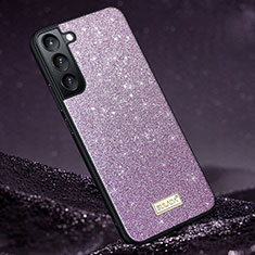 Coque Ultra Fine Silicone Souple Housse Etui A01 pour Samsung Galaxy S21 Plus 5G Violet