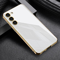 Coque Ultra Fine Silicone Souple Housse Etui AC1 pour Samsung Galaxy S22 Plus 5G Blanc