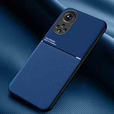 Coque Ultra Fine Silicone Souple Housse Etui avec Aimante Magnetique pour Huawei Honor 50 Pro 5G Bleu