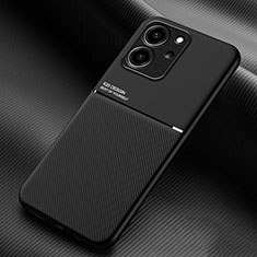 Coque Ultra Fine Silicone Souple Housse Etui avec Aimante Magnetique pour Huawei Honor 80 SE 5G Noir