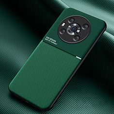 Coque Ultra Fine Silicone Souple Housse Etui avec Aimante Magnetique pour Huawei Honor Magic3 5G Vert