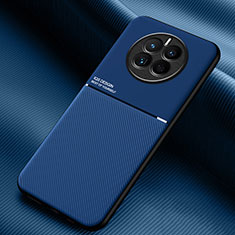 Coque Ultra Fine Silicone Souple Housse Etui avec Aimante Magnetique pour Huawei Mate 50 Bleu