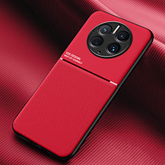 Coque Ultra Fine Silicone Souple Housse Etui avec Aimante Magnetique pour Huawei Mate 50 Pro Rouge