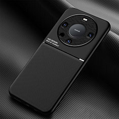 Coque Ultra Fine Silicone Souple Housse Etui avec Aimante Magnetique pour Huawei Mate 60 Noir