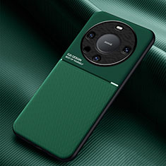 Coque Ultra Fine Silicone Souple Housse Etui avec Aimante Magnetique pour Huawei Mate 60 Vert