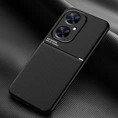 Coque Ultra Fine Silicone Souple Housse Etui avec Aimante Magnetique pour Huawei Nova 11i Noir