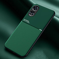 Coque Ultra Fine Silicone Souple Housse Etui avec Aimante Magnetique pour Oppo A1x 5G Vert