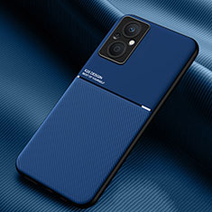 Coque Ultra Fine Silicone Souple Housse Etui avec Aimante Magnetique pour Oppo A96 5G Bleu