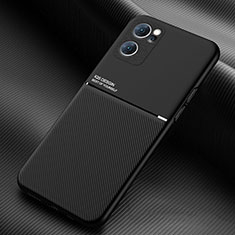 Coque Ultra Fine Silicone Souple Housse Etui avec Aimante Magnetique pour Oppo Find X5 Lite 5G Noir