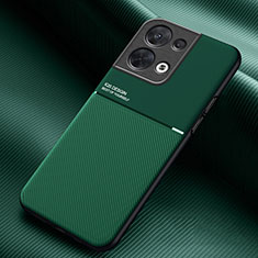 Coque Ultra Fine Silicone Souple Housse Etui avec Aimante Magnetique pour Oppo Reno9 Pro 5G Vert