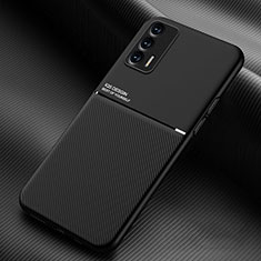 Coque Ultra Fine Silicone Souple Housse Etui avec Aimante Magnetique pour Realme GT Neo 2T 5G Noir