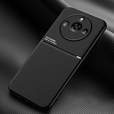 Coque Ultra Fine Silicone Souple Housse Etui avec Aimante Magnetique pour Realme Narzo 60 Pro 5G Noir