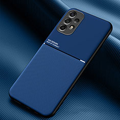 Coque Ultra Fine Silicone Souple Housse Etui avec Aimante Magnetique pour Samsung Galaxy A13 4G Bleu