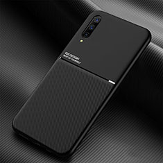 Coque Ultra Fine Silicone Souple Housse Etui avec Aimante Magnetique pour Samsung Galaxy A30S Noir