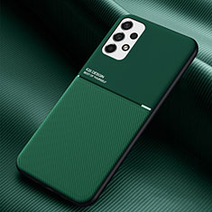 Coque Ultra Fine Silicone Souple Housse Etui avec Aimante Magnetique pour Samsung Galaxy A53 5G Vert