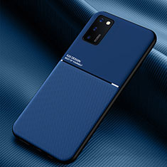 Coque Ultra Fine Silicone Souple Housse Etui avec Aimante Magnetique pour Samsung Galaxy M02s Bleu