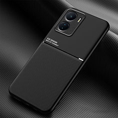 Coque Ultra Fine Silicone Souple Housse Etui avec Aimante Magnetique pour Vivo Y16 Noir