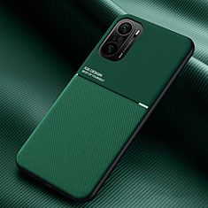 Coque Ultra Fine Silicone Souple Housse Etui avec Aimante Magnetique pour Xiaomi Mi 11i 5G Vert