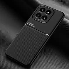 Coque Ultra Fine Silicone Souple Housse Etui avec Aimante Magnetique pour Xiaomi Mi 14 Pro 5G Noir