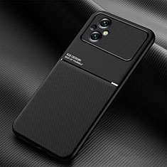 Coque Ultra Fine Silicone Souple Housse Etui avec Aimante Magnetique pour Xiaomi Poco M5 4G Noir