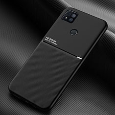 Coque Ultra Fine Silicone Souple Housse Etui avec Aimante Magnetique pour Xiaomi Redmi 9C Noir