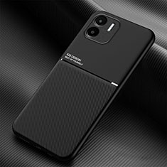 Coque Ultra Fine Silicone Souple Housse Etui avec Aimante Magnetique pour Xiaomi Redmi A1 Noir