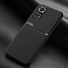 Coque Ultra Fine Silicone Souple Housse Etui avec Aimante Magnetique pour Xiaomi Redmi Note 11S 4G Noir