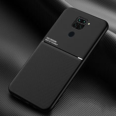 Coque Ultra Fine Silicone Souple Housse Etui avec Aimante Magnetique pour Xiaomi Redmi Note 9 Noir