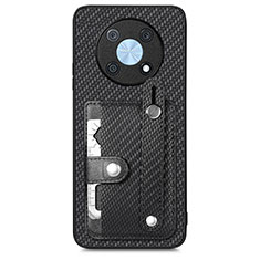 Coque Ultra Fine Silicone Souple Housse Etui avec Aimante Magnetique S01D pour Huawei Nova Y90 Noir