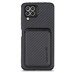 Coque Ultra Fine Silicone Souple Housse Etui avec Aimante Magnetique S01D pour Samsung Galaxy A22 4G Noir