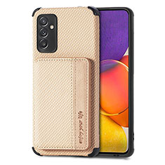 Coque Ultra Fine Silicone Souple Housse Etui avec Aimante Magnetique S01D pour Samsung Galaxy S23 FE 5G Or