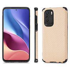 Coque Ultra Fine Silicone Souple Housse Etui avec Aimante Magnetique S01D pour Xiaomi Mi 11X Pro 5G Or