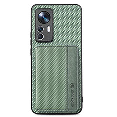 Coque Ultra Fine Silicone Souple Housse Etui avec Aimante Magnetique S01D pour Xiaomi Mi 12T 5G Vert