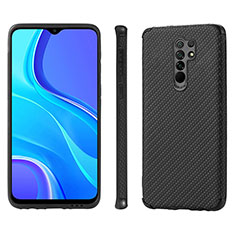 Coque Ultra Fine Silicone Souple Housse Etui avec Aimante Magnetique S01D pour Xiaomi Poco M2 Noir