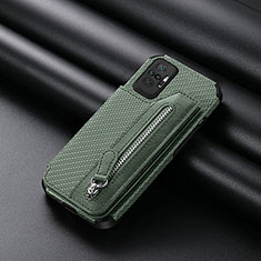 Coque Ultra Fine Silicone Souple Housse Etui avec Aimante Magnetique S01D pour Xiaomi Redmi Note 10 Pro Max Vert