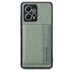 Coque Ultra Fine Silicone Souple Housse Etui avec Aimante Magnetique S01D pour Xiaomi Redmi Note 12 4G Vert