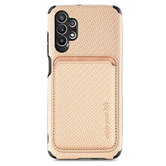 Coque Ultra Fine Silicone Souple Housse Etui avec Aimante Magnetique S02D pour Samsung Galaxy A32 4G Or