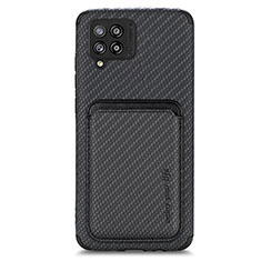 Coque Ultra Fine Silicone Souple Housse Etui avec Aimante Magnetique S02D pour Samsung Galaxy A42 5G Noir