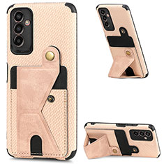 Coque Ultra Fine Silicone Souple Housse Etui avec Aimante Magnetique S02D pour Samsung Galaxy M13 4G Or