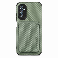 Coque Ultra Fine Silicone Souple Housse Etui avec Aimante Magnetique S02D pour Samsung Galaxy M52 5G Vert