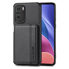 Coque Ultra Fine Silicone Souple Housse Etui avec Aimante Magnetique S02D pour Xiaomi Mi 11i 5G Noir