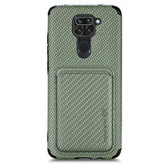 Coque Ultra Fine Silicone Souple Housse Etui avec Aimante Magnetique S02D pour Xiaomi Redmi 10X 4G Vert