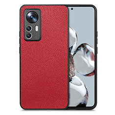 Coque Ultra Fine Silicone Souple Housse Etui avec Aimante Magnetique S02D pour Xiaomi Redmi K50 Ultra 5G Rouge