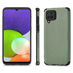 Coque Ultra Fine Silicone Souple Housse Etui avec Aimante Magnetique S03D pour Samsung Galaxy M32 4G Vert