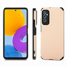 Coque Ultra Fine Silicone Souple Housse Etui avec Aimante Magnetique S03D pour Samsung Galaxy M52 5G Or