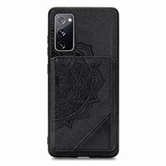 Coque Ultra Fine Silicone Souple Housse Etui avec Aimante Magnetique S03D pour Samsung Galaxy S20 Lite 5G Noir